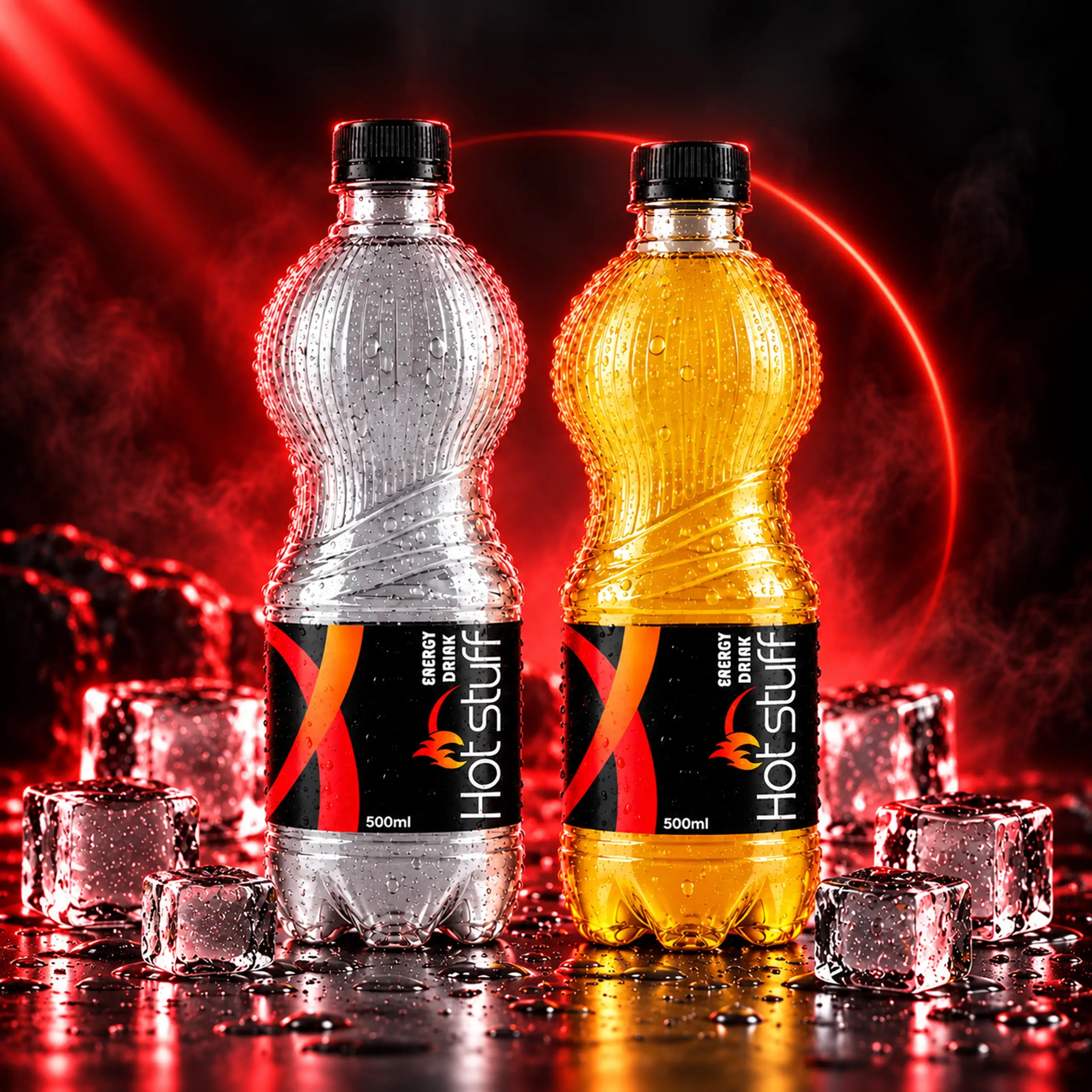 Hot Stuff energy drink pet bottle